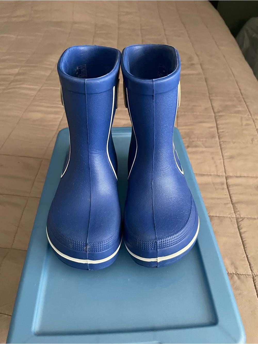 CROCS Kids Blue Rain Boots